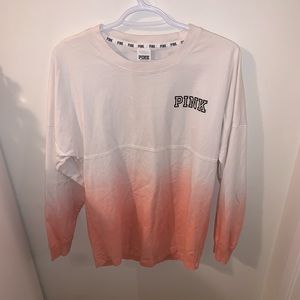 Victoria Secret Pink Pink Ombré Long Sleeve